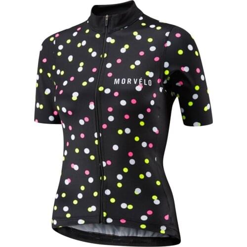 Morvelo Women Girls Summer Short Sleeve Bicycle Cycling Jersey Road Mtb Bike Shirt Outdoor Sports Ropa Ciclismo Clothing