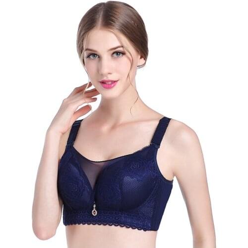2017 Women Bra Push Up Full Cup Anti Emptied 46/105 C D E Cup Wireless Womens Plus Size Thin New Fashion Underwear Hot Sale