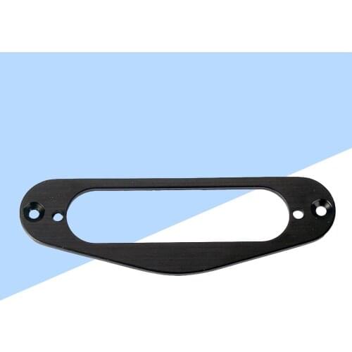 Guitar Pickup Frame Mounting Ring Single Coil Flat Humbucker Pickup Ring for ST Style Electric Guitars GB407A (Black)