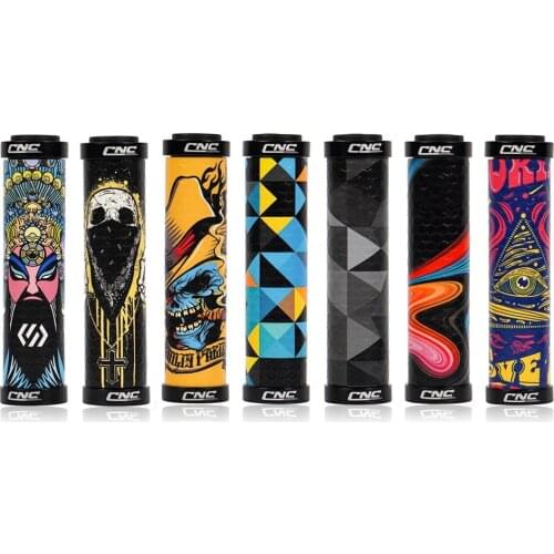 1 Pair MTB Bike Handle Bar Grip Silicone Non-Slip Mountain Bicycle Handlebar Grips Shock Absorption Silicone Cycling Parts 2021