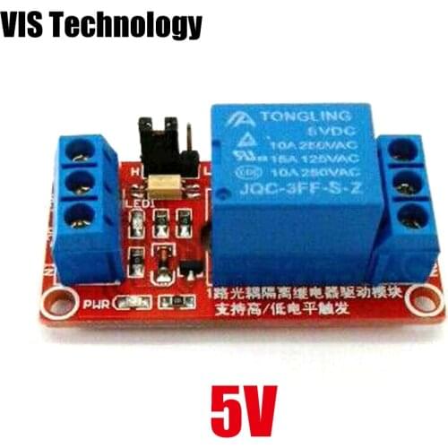 3D Relay Module 5/12V 10A 1-Channel Isolated Optocoupler and Low Level Trigger for 3D Printer Parts