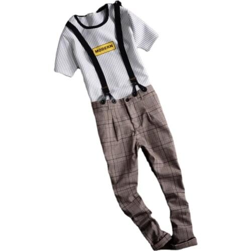 ALTOLIPER Men's Checked Trousers