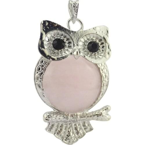 Druzy Fashion Jewelry Golden Stone Crystalfang Pendants for Women gold-Color triangle birds Vintage Free kolye for Shipping