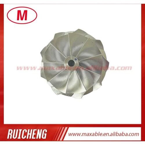 G30-900 884901/33478 61.75/76.60mm 9+0blades Reverse high performance turbocharger billet/milling/aluminum 2618 compressor wheel