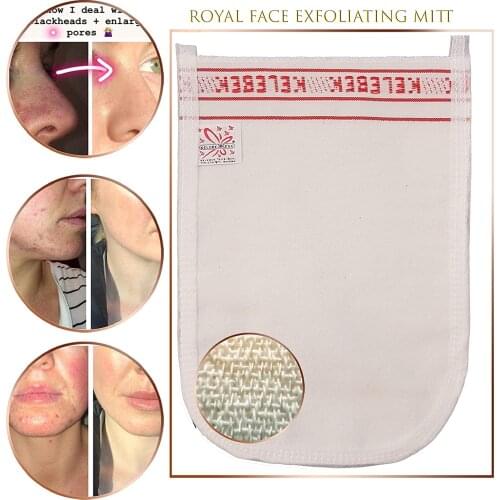Deep Exfoliating Mitt Body Scrub, Dead Skin Remover, Turkish Hammam Pouch, Spa Cellilute Remover Mitt, bath Glove Skin Exfoliati