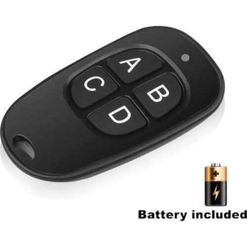 Kebidu Mini Remote Control Wireless 433Mhz Copy Code Remote 4 Channel Electric Cloning Gate Garage Door Auto Keychain