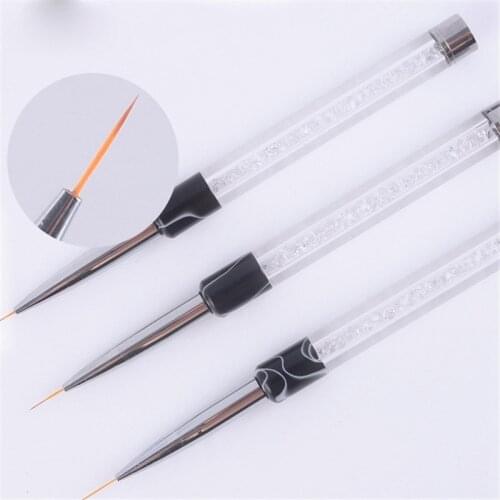 Pen Brush Painting Acrylic DIY Drawing Tool Tiny Fine Line Nail Art Accessories