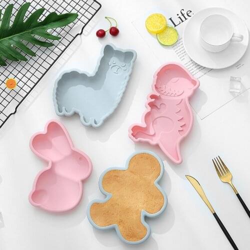 Creative Cartoon Shape Silicone Mousse Cake Mold High Temperature Chiffon Bakeware Baking Mold