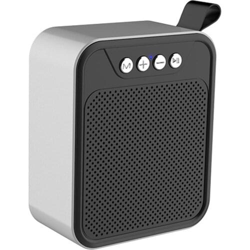 C8 Metallic Mini Bluetooth Speaker Outdoor Portable FM Card AUX Bluetooth Speaker Hands-free Phone/TF Card/FM Radio Playback