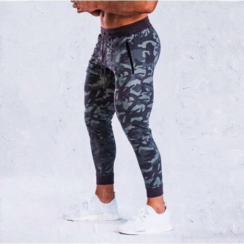 2019 New Bodyboulding Mens Pants Gyms Sweatpants Brand Clothing Cotton Camouflage Trousers Casual Elastic Fit Joggers