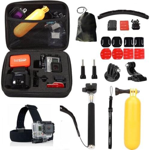 Go Pro Accessories Kit for Gopro Hero 9 8 7 6 5 4 /3+ SJ4000-SJ9000 SJ6/7/8 for Xiaomi Yi Soocoo S60 S70 Action Camera