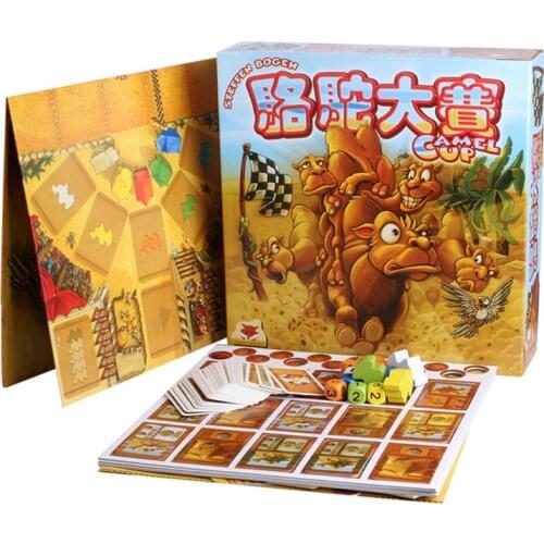 Camel Up Board Game 2-8 Players Family/Party Best Gift for Children Strategy Investment Game