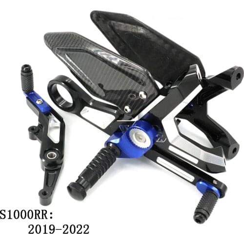 Motorcycle whole CNC & Carbon fiber Rearset For BMW S1000RR 2015 2016 2017 2018