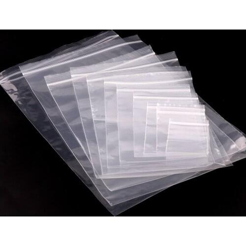 20 Sizes Cheaper Resealable Clear Plastic Seal Zip Lock Bags Poly Reclosable ForJewelry Packaging Snacks Storages