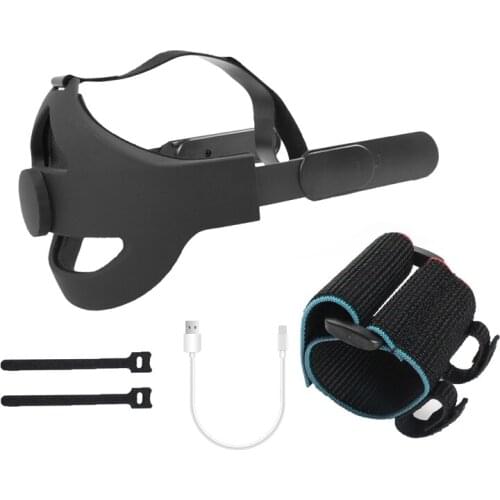 For Oculus Quest 2 Halo Strap Headband and Power Bank Fixing Bracket Battery Strap for Oculus Quest 2 Accessories