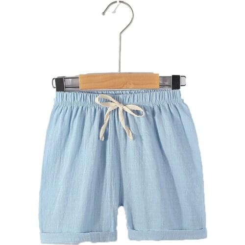 New Fashion Summer Children Shorts Cotton for Boys Solid Short Toddler Panties Kids Beach Short Casual Sports Pants Baby Boys