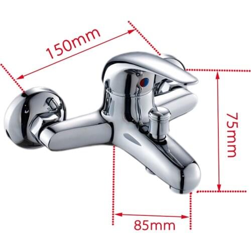 Gangao Bathroom Faucet Bath Shower Faucet In-Wall Waterfall Mixer Tap Bathtub Crane bathroom shower faucet set
