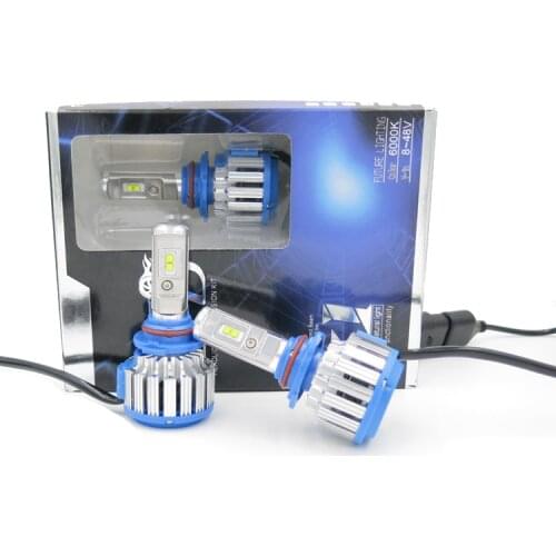 T1 H4 Car Led Headlight High Power Auto H4 H13 9004 9007 High Low 80W White 6000K Bulb Repalcement Headlamp