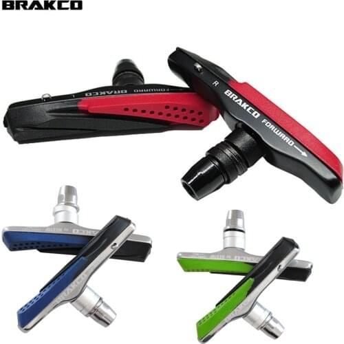 Mountain bike V brake shoe rubber forced high efficiency brake pad MTB replaceable brake accessories