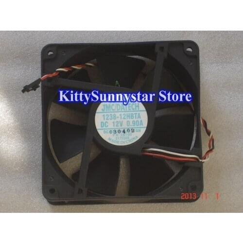 120x120x38MM 1238-12HBTA 12V 0.9A 3Wire 5W190 12CM Cooling Fan