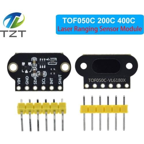 VL6180/VL53L0X/VL53L1X Time of Flight (ToF) Laser Ranging Sensor Module TOF050C TOF200C TOF400C 50CM/2M/4M IIC For Arduino STM32
