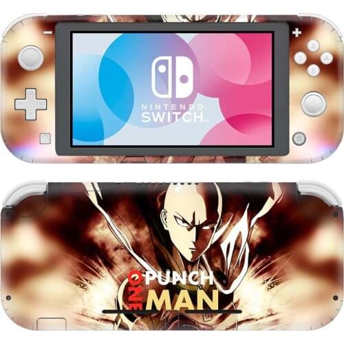 Protector Cover Decal Vinyl Skin Sticker for Nintendo switch lite Console Anime One Punch Man sticker