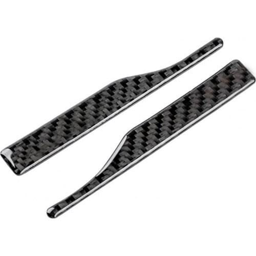 2Pcs Car Sticker Anti-collision Strip Carbon Fiber Rearview Mirror Trim Car Accessories For Audi A4L A6L A5 Q2L Q5 Q3 Q5L A3