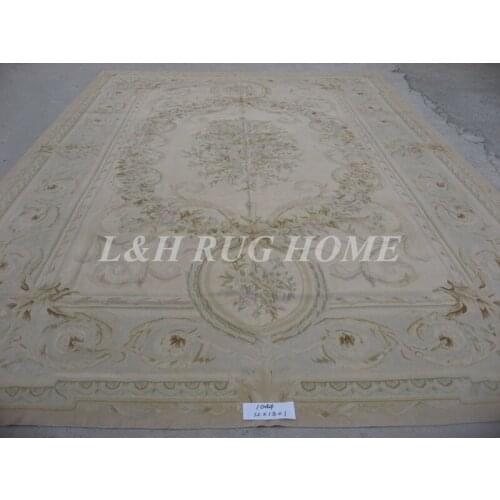 Free shipping 12'x18' European Style French aubusson carpets abusson hand weave carpets for home deocation
