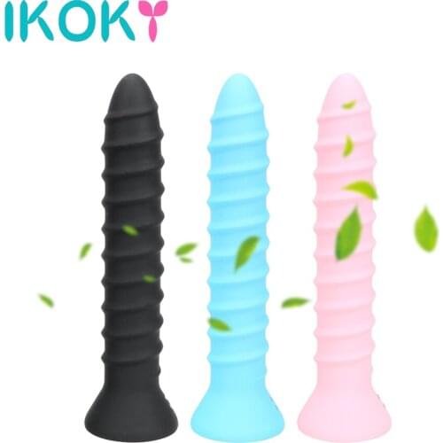 IKOKY 7/8 inch Screw Shape Vibrator Sex Toys For Women Vagina Massager Masturbator Erotic Adult Clitoris G-spot Stimulator