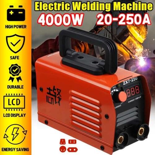 Full Automatic Electric DC Inverter ARC Welder 220V ZX7 IGBT MMA Welding Machine for Home Beginner Lightweight Efficient 20-250A