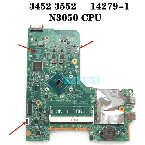 For Dell inspiron 3452 3552 laptop Motherboard N3050 CPU 14279-1 896X3 CN-041D5Y 041D5Y 41D5Y 100%tested