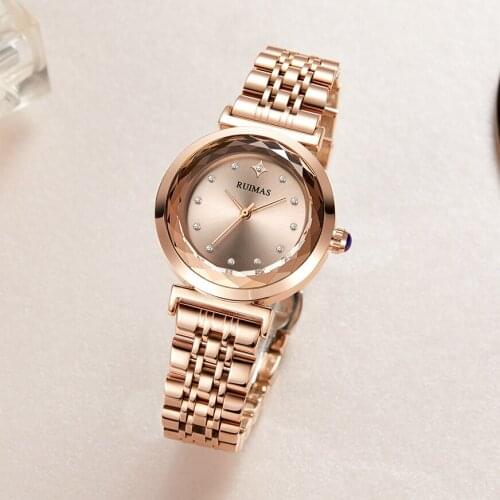 Fashion Casual Women Rose Gold Watches Ladies Top Brand Luxury Stainless Steel Watch Womens Dress Female Clock Relogio Feminino
