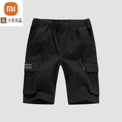 Xiaomi youpin mens tooling casual shorts summer big pocket shorts high quality