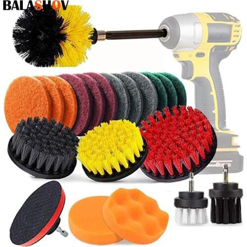 Drill Brush Cleaner Kit Power Scrubber for Cleaning Bathroom Bathtub Cleaning Brushes Scrub Drill Kitchen Home Cleaning Tools