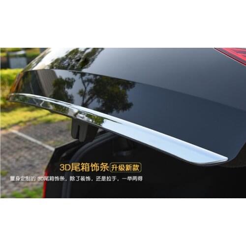 Rear Trunk Boot Tailgate Door Tail Gate Cover Trim Molding Lid Bezel Garnish Strip Styling For VW PASSAT B8 2020-2021 YJD