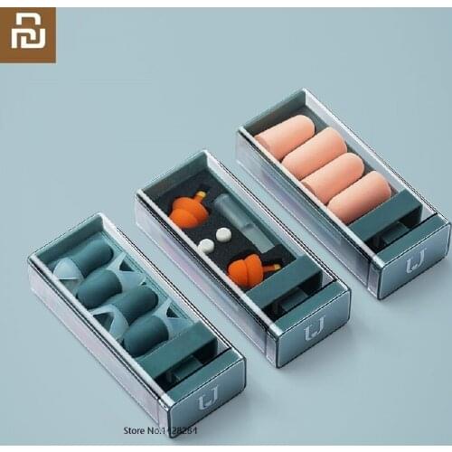 Youpin Soundproof earplugs Dual frequency noise reduction earplugs Sound insulation noise reduction Soft comfortable silicone