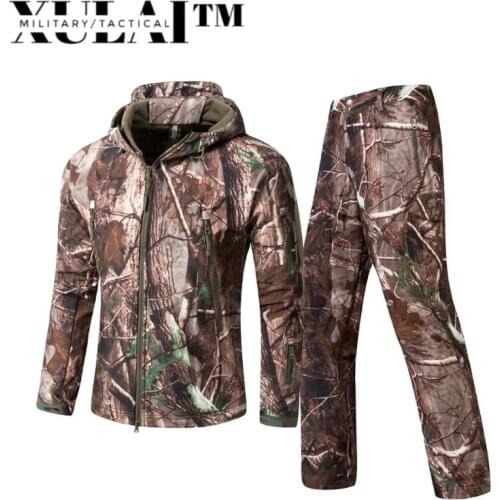 Hunting Realtree camouflage softshell mens jacket softshell jacket casual shark skin jacket