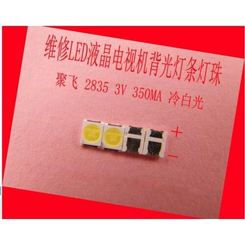 ORIGINAL 2835 3528 1210 1.5W 3V 350MA SMD LED For Repair TV Backlight Cold white LCD Backlight LED