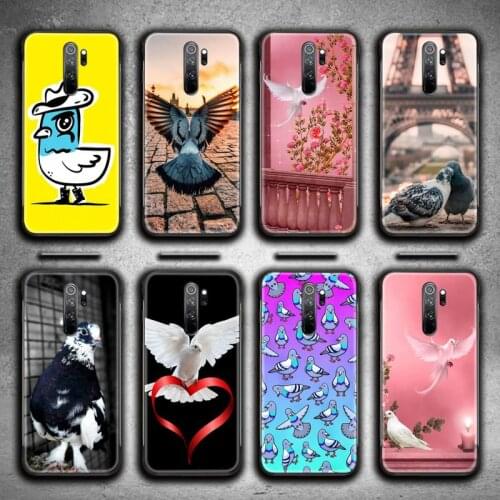Funny Cute Pigeon Phone Case for Redmi 9A 8A 7 6 6A Note 9 8 8T Pro Max Redmi 9 K20 K30 Pro