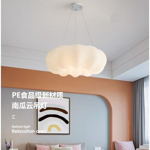 Modern Creative Cloud Lights Simple Pendant white pumpkin Cloud Ceiling Lamps Living Room Bedroom Childrens Room Decor Led Lamps