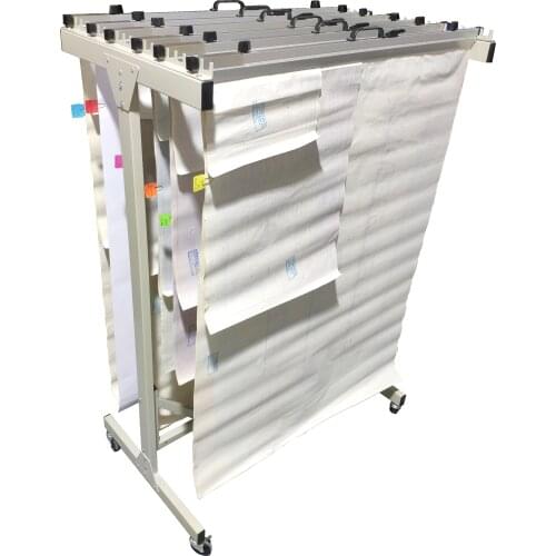 AnCun TA-T03 Organizer Home Office Storage Desk Vertical Stand Drawing Rack Adjustable Clamp Frame Document Archive File Display