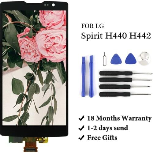 For LG Spirit H440 H442 LCD Display Digitizer Full Assembly Replacement Touch Screen For LG Spirit H440 H442 LCD