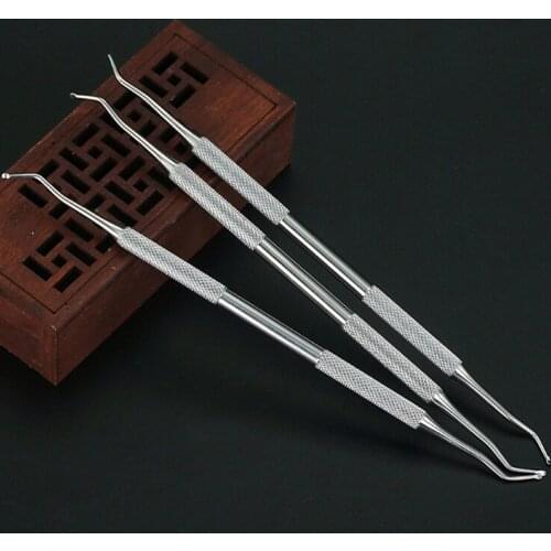 1PC Double Ended Sided Professional Ingrown Toe Nail Correction Lifter File Clean Installation Tool Pedicure Foot Nail Care Hook