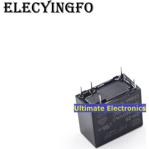 10pcs HF32F-024-ZS3 5-pin set of conversion 3A JZC-32F-024-ZS3 relay