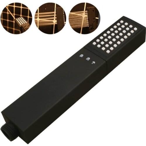 3 In 1 High Pressure Bathroom Power Shower Head Black Rotating Adjustable Water Spray for Rain Shower Head Filter Accessories