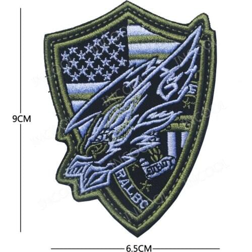 3D Embroidery Patch US Flag Eagle Military Patch Tactical Emblem Badge Applique Combat Embroidered Patches Drop Shipping