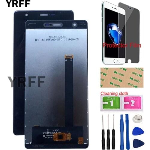 5.5'' LCD Display For Oukitel U13 LCD Display + Touch Screen Digitizer Assembly Lens Sensor Tools Adhesive Protector Film