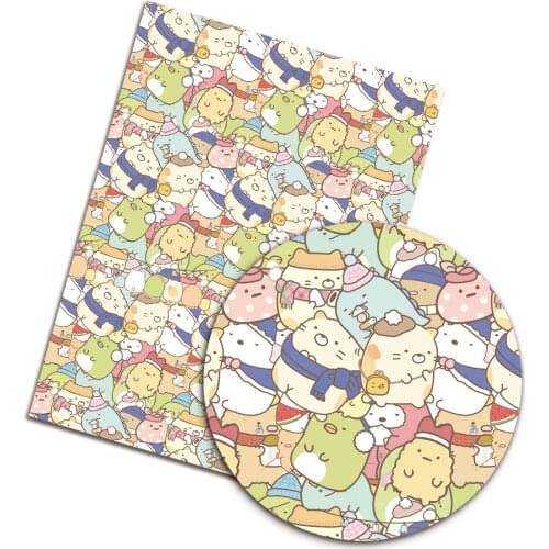 50*140Cm Cartoons Patroon Polyester Katoen Patchwor Gedrukt Voor Tissue Kids Home Textiel Voor Naaien Pop Jurk gordijn