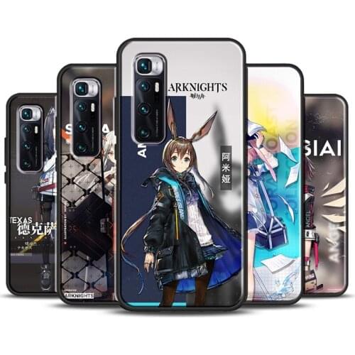 Amiya Ansel Arknights Case For Xiaomi Mi Note 10 Lite Pro Mi 9 9T 10 Pro A3 8 Mi 10 Ultra Max3 POCO F2 Pro X3 F1