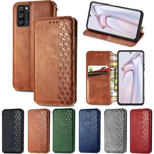 Lattice PU Leather Wallet Flip Phone Cover TPU Case for Blackview A70 A90 A80S A80Plus